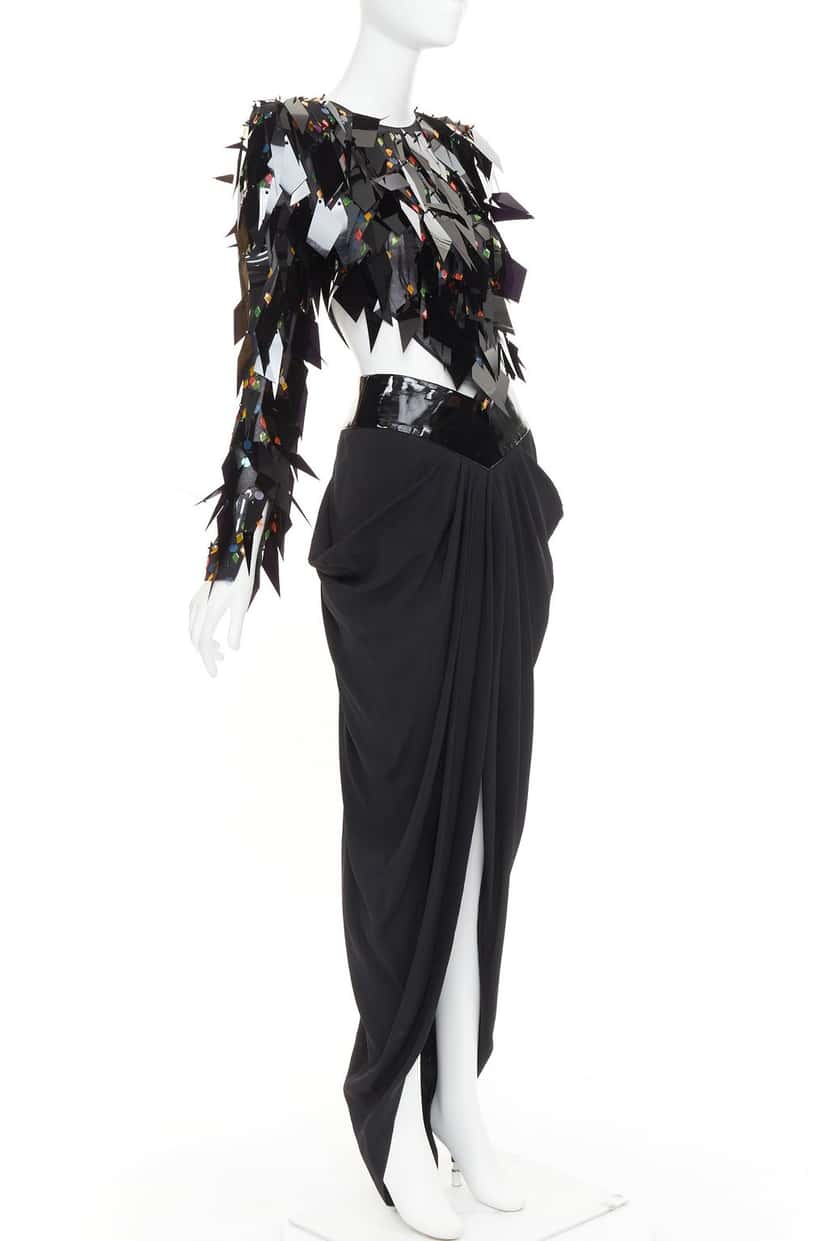 Alexandre Vauthier Dress Black Fair condition - Inside View