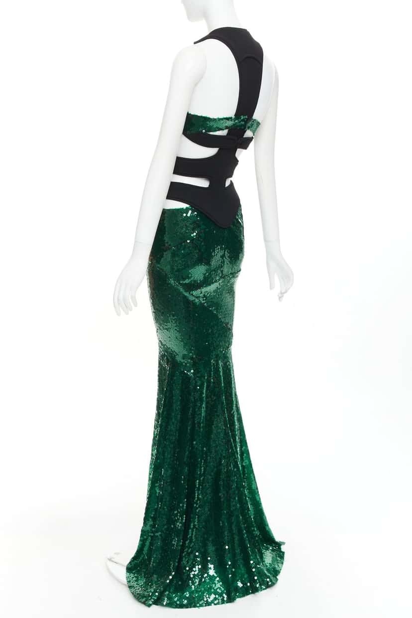 Alexandre Vauthier Dress Green Fair condition - Front View