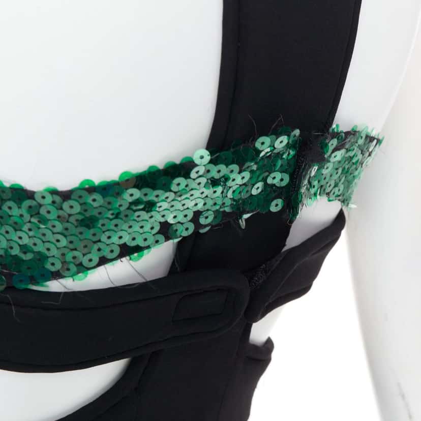 Alexandre Vauthier Dress Green Fair condition - Back View