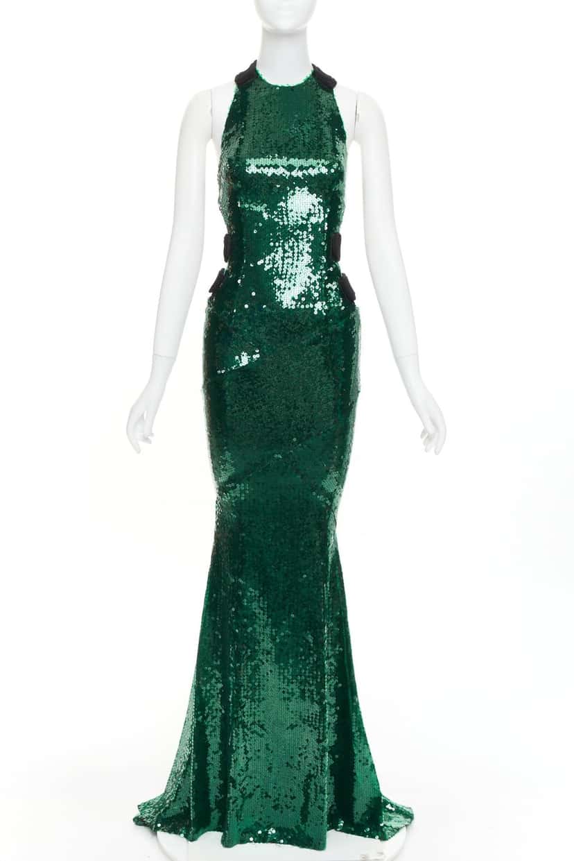 Alexandre Vauthier Dress Green Fair condition - Inside View