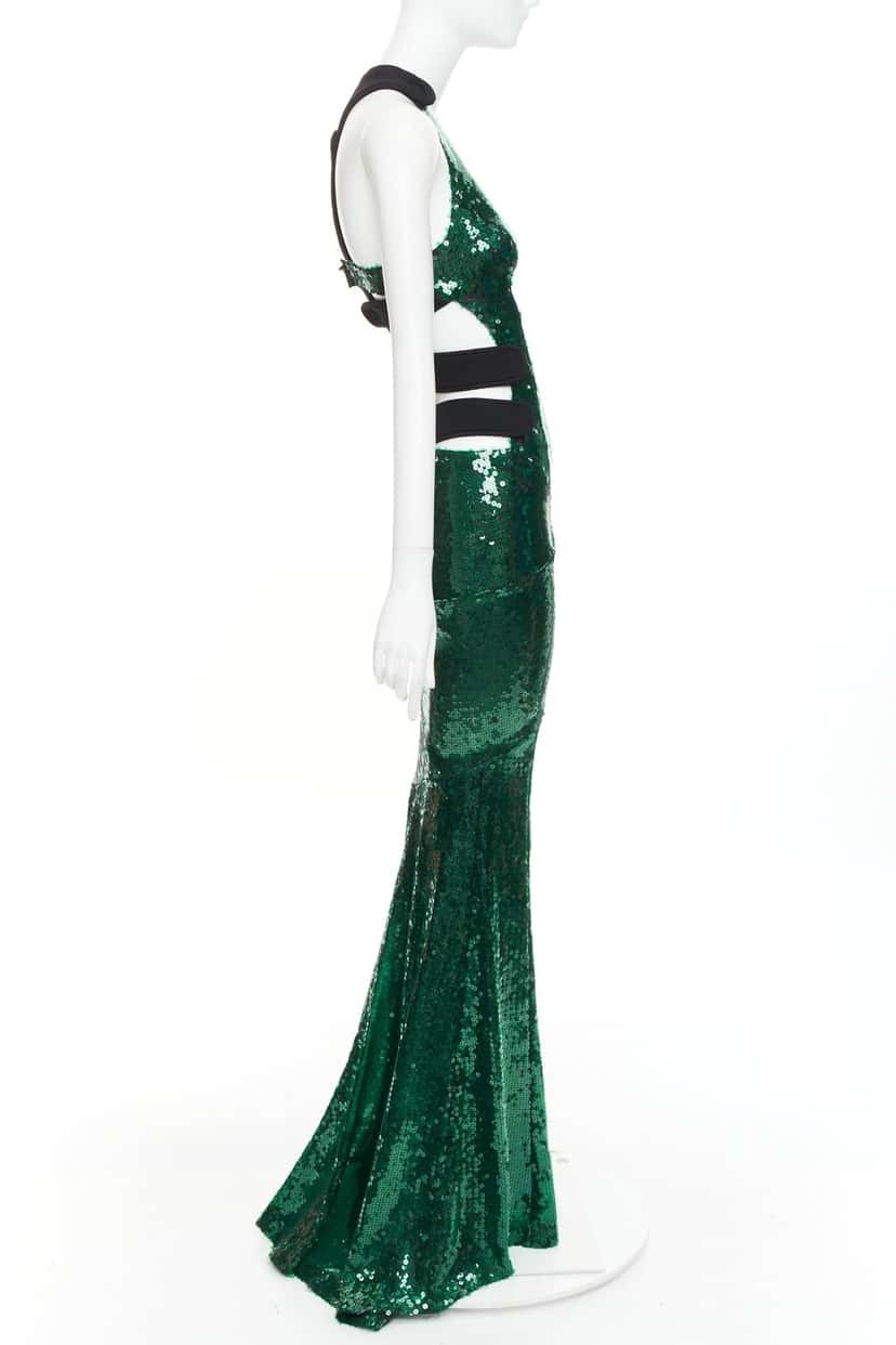 Alexandre Vauthier Dress Green Fair condition - Box View
