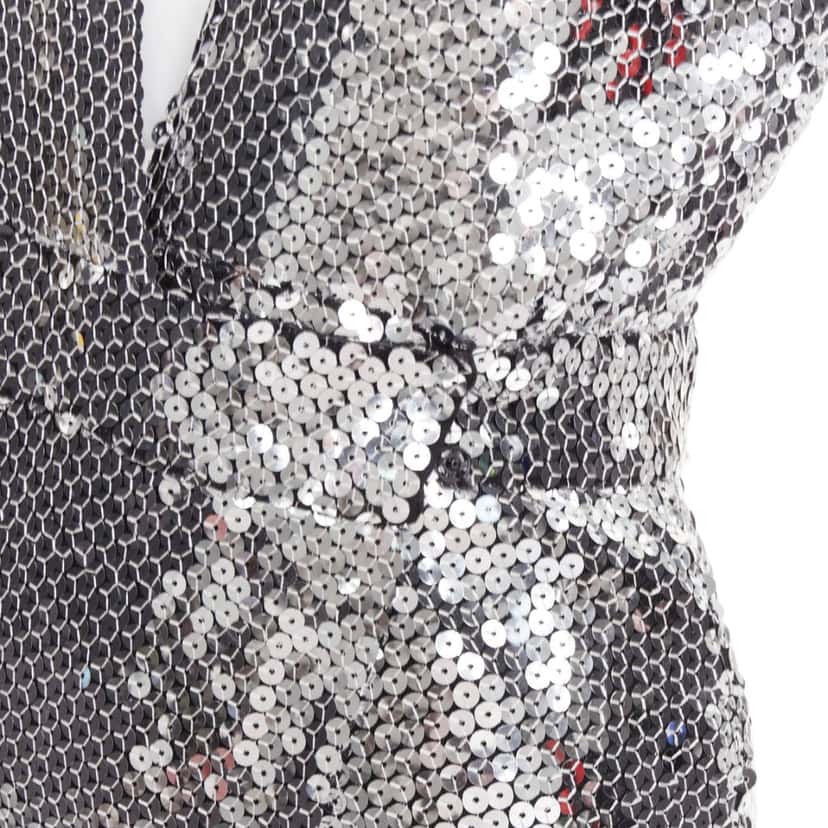 Alexandre Vauthier Dress Silver Very good condition - Back View