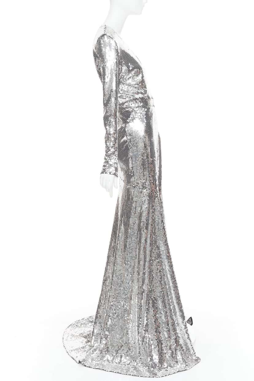 Alexandre Vauthier Dress Silver Very good condition - Model View