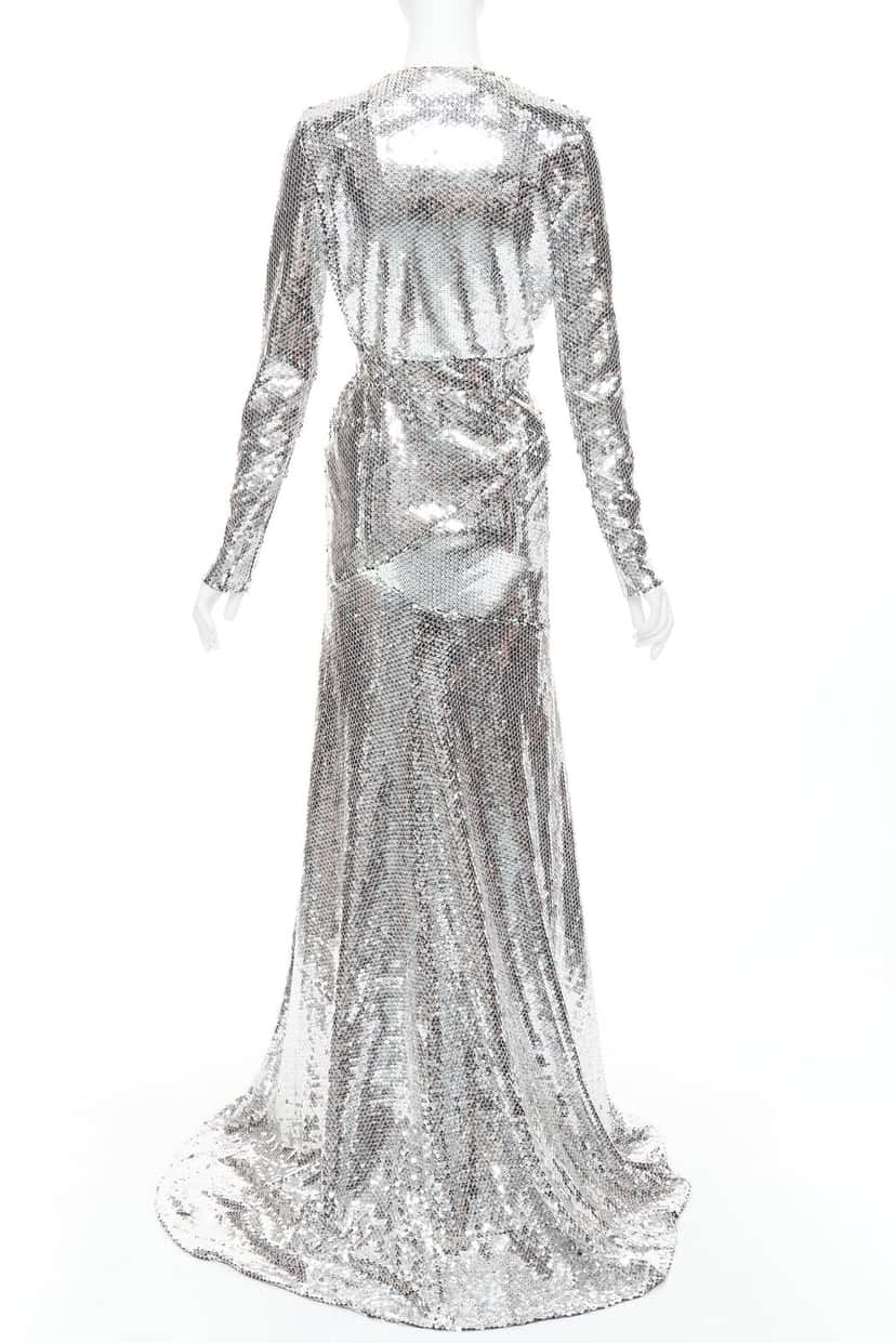 Alexandre Vauthier Dress Silver Very good condition - Box View