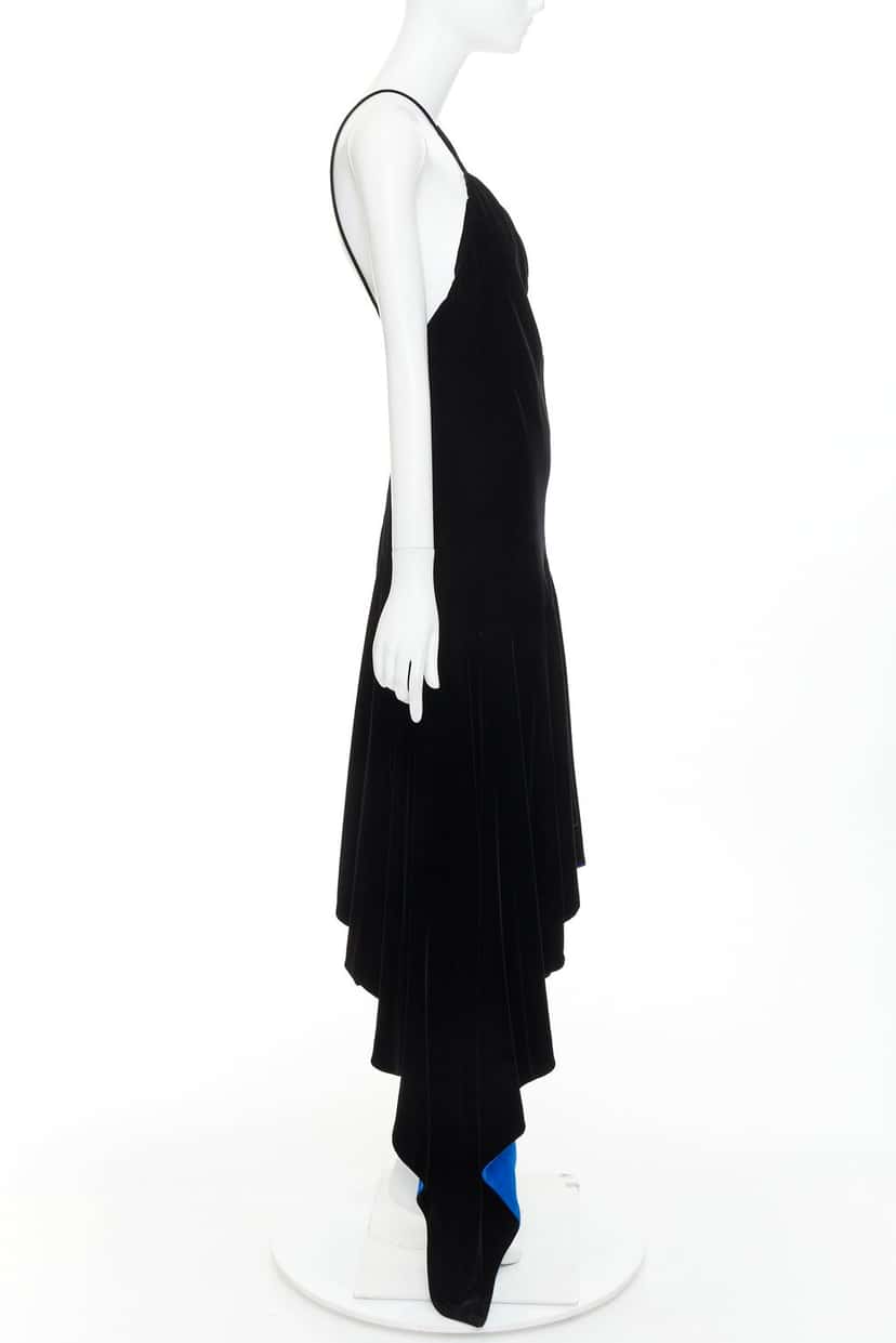 Alexandre Vauthier Dress Black Velvet Very good condition - Inside View