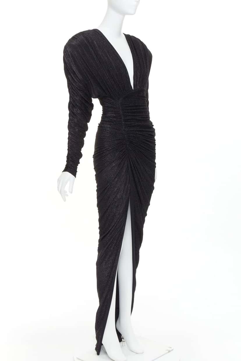 Alexandre Vauthier Dress Black Polyester Good condition - Inside View