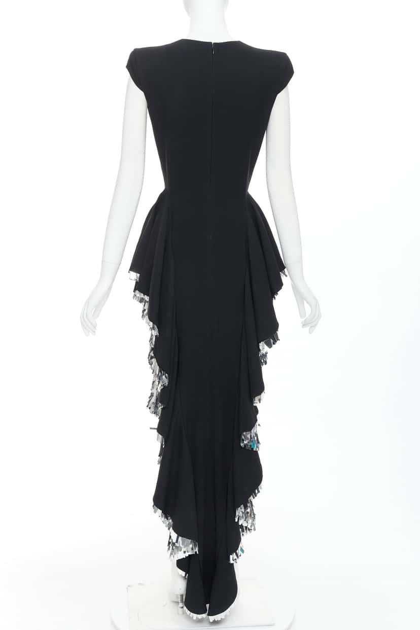 Alexandre Vauthier Dress Black Wool Very good condition - Box View