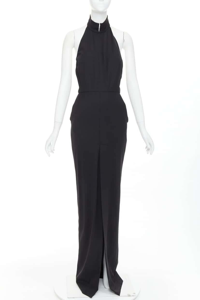 Alexandre Vauthier Dress Black Wool Good condition - Front View