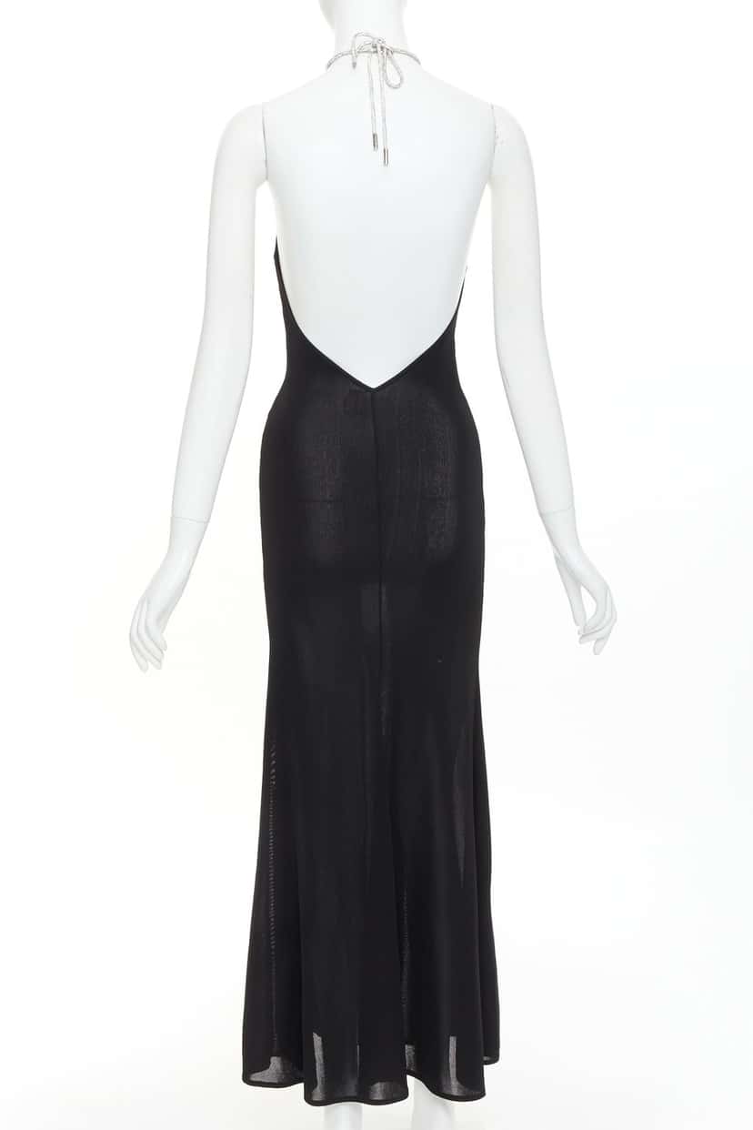 Alexandre Vauthier Dress Black Viscose Very good condition - Box View
