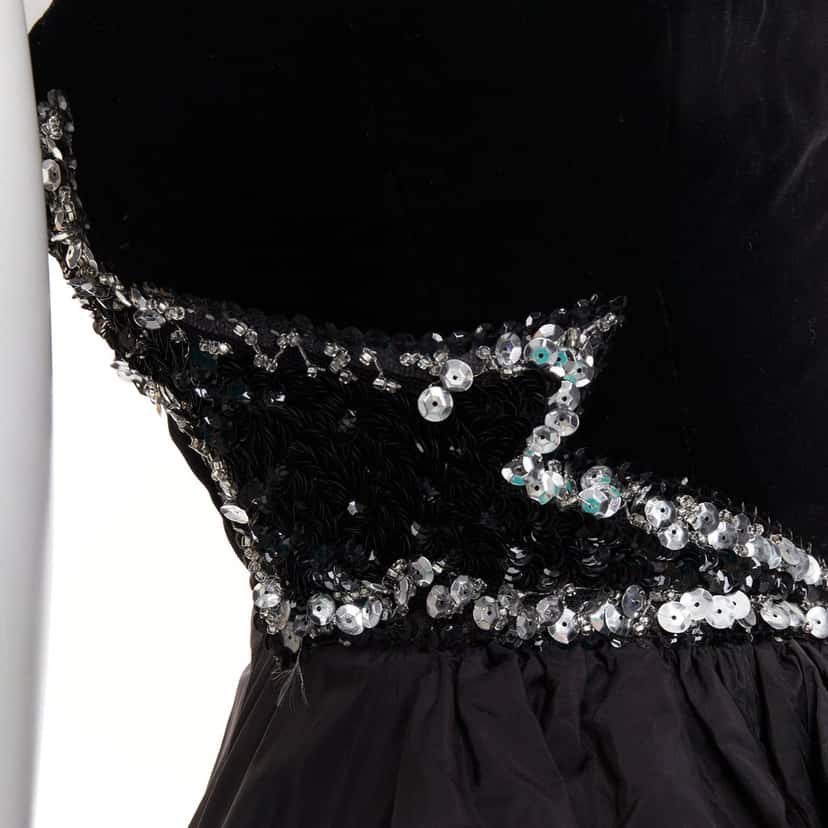 Alexandre Vauthier Dress Black Very good condition - Back View