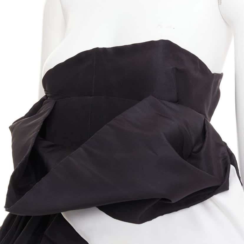 Alexandre Vauthier Dress Black Silk Fair condition - Back View
