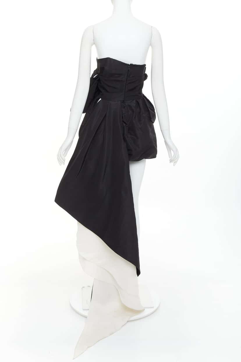 Alexandre Vauthier Dress Black Silk Fair condition - Box View