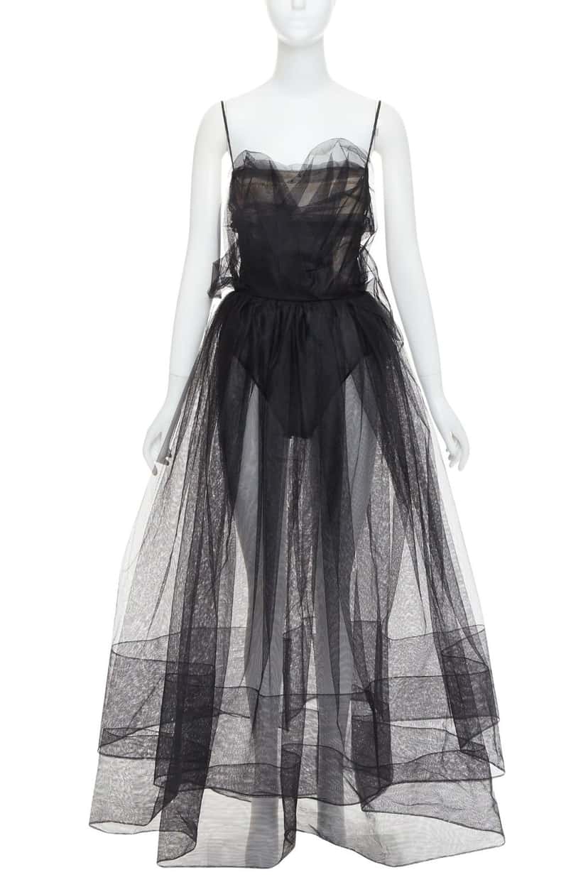 Alexandre Vauthier Dress Black Polyester Very good condition - Front View