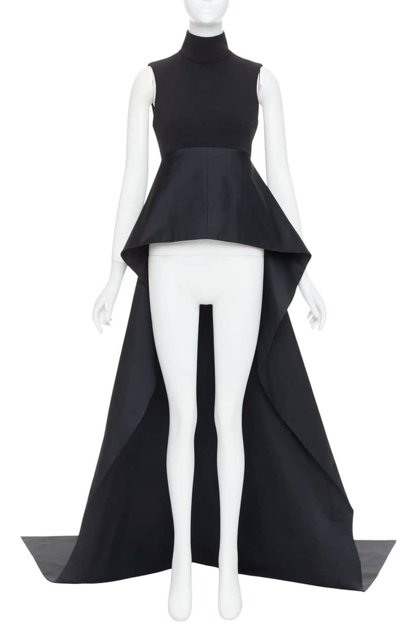 Alexandre Vauthier Top Black Wool Very good condition - Front View