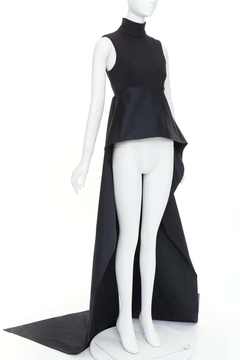 Alexandre Vauthier Top Black Wool Very good condition - Inside View