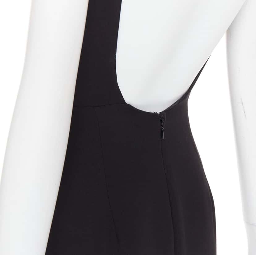 Alexandre Vauthier Dress Black Viscose Very good condition - Back View