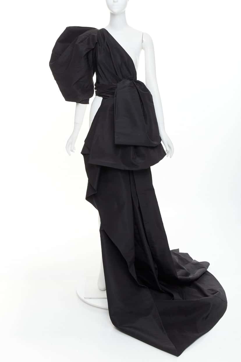 Alexandre Vauthier Top Black Silk Very good condition - Front View