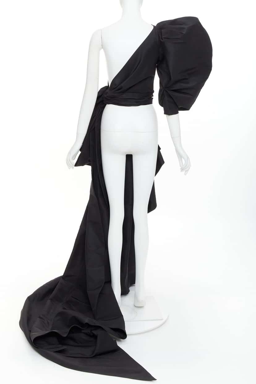 Alexandre Vauthier Top Black Silk Very good condition - Box View