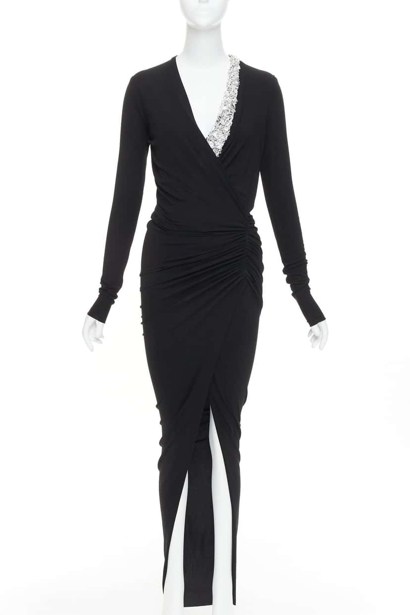 Alexandre Vauthier Dress Black Viscose Very good condition - Front View