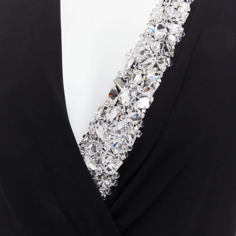 Alexandre Vauthier Dress Black Viscose Very good condition - Back View