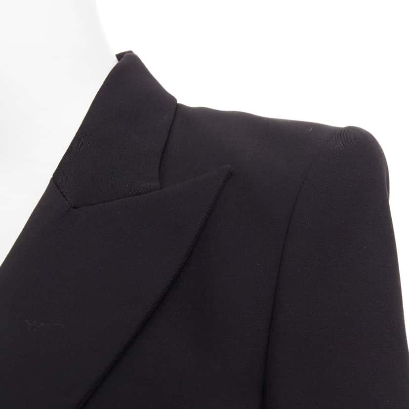 Alexandre Vauthier Jacket Black Wool Very good condition - Back View