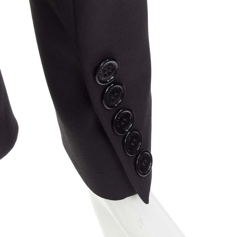 Alexandre Vauthier Jacket Black Wool Very good condition - Back View