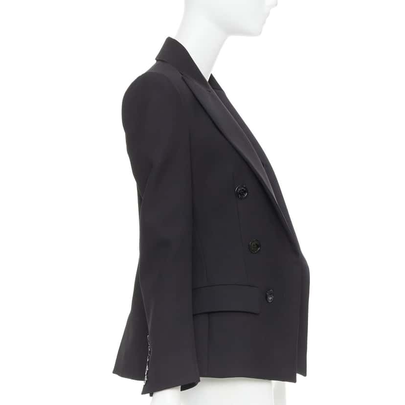 Alexandre Vauthier Jacket Black Wool Very good condition - Model View