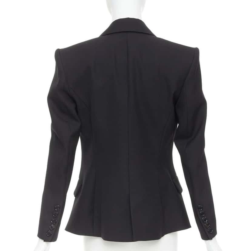 Alexandre Vauthier Jacket Black Wool Very good condition - Box View