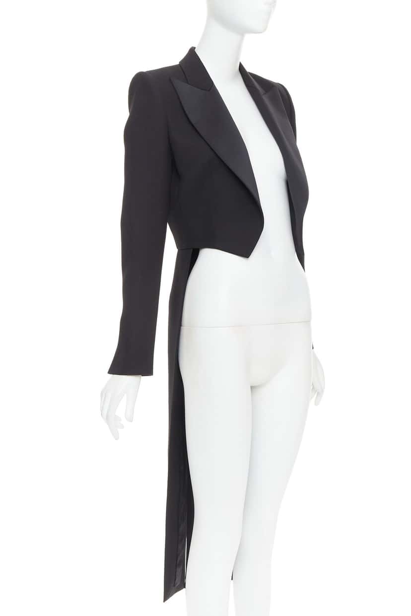 Alexandre Vauthier Jacket Black Wool Very good condition - Front View