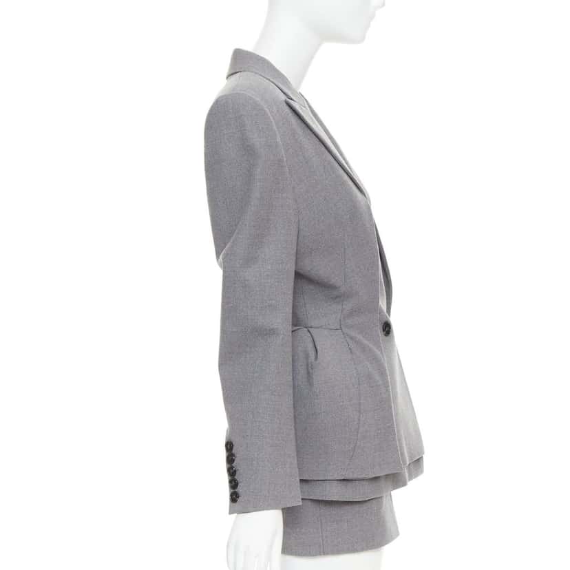 Alexandre Vauthier Jacket Grey Wool Very good condition - Box View