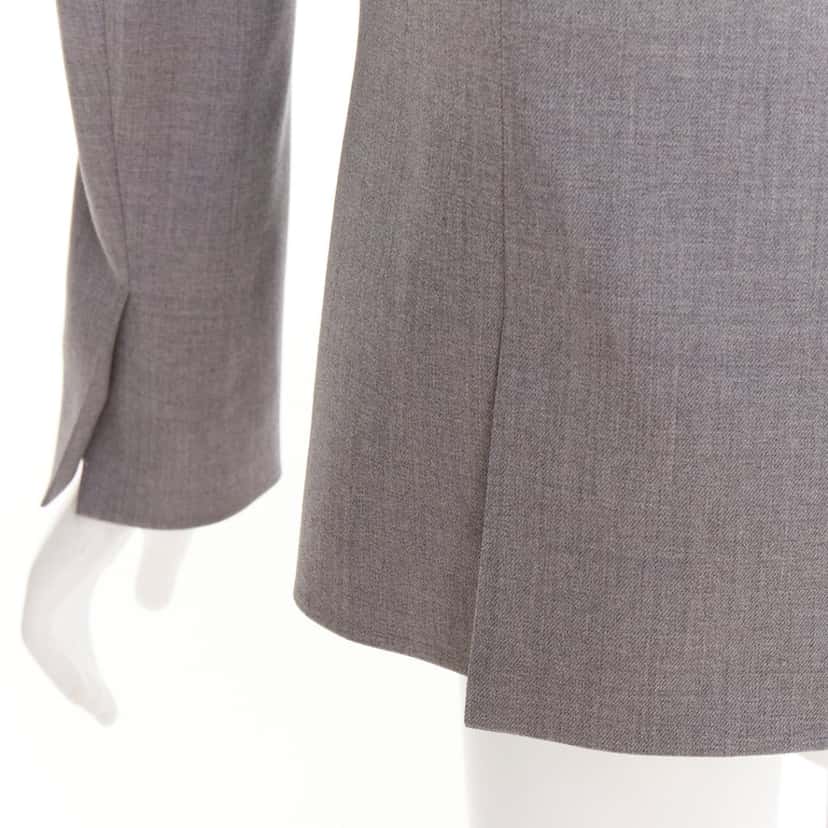 Alexandre Vauthier Jacket Grey Wool Very good condition - Back View