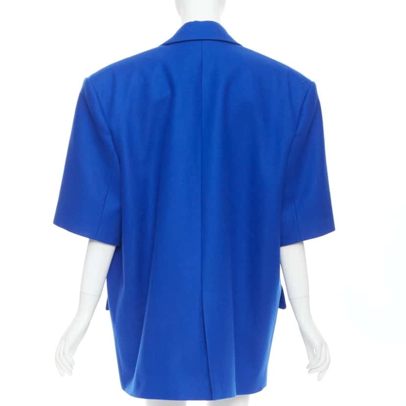 Alexandre Vauthier Jacket Blue Wool Very good condition - Box View