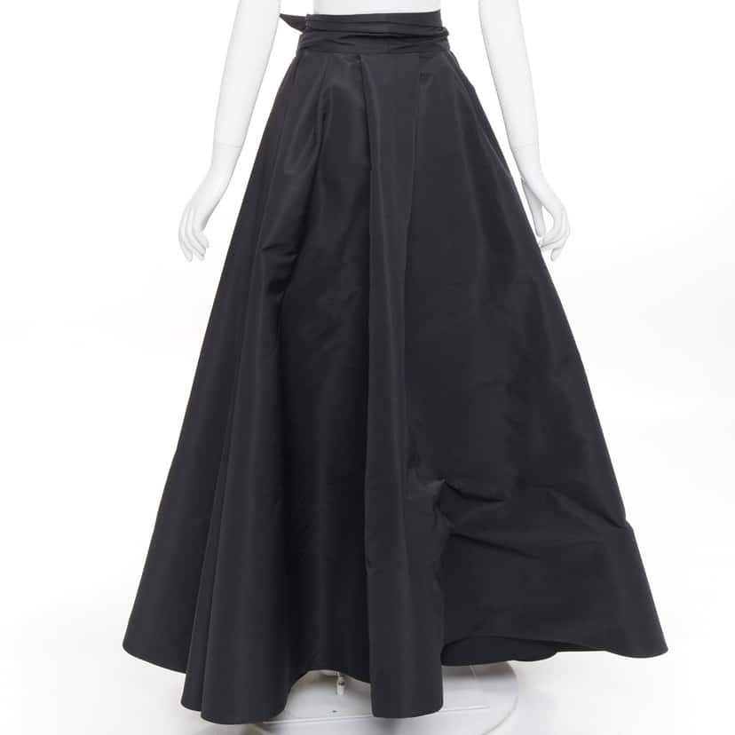 Alexandre Vauthier Skirt Black Silk Very good condition - Box View