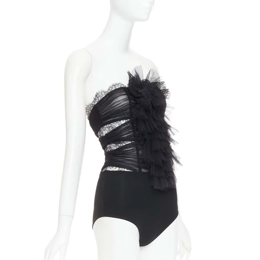 Alexandre Vauthier Top Black Polyester Very good condition - Inside View
