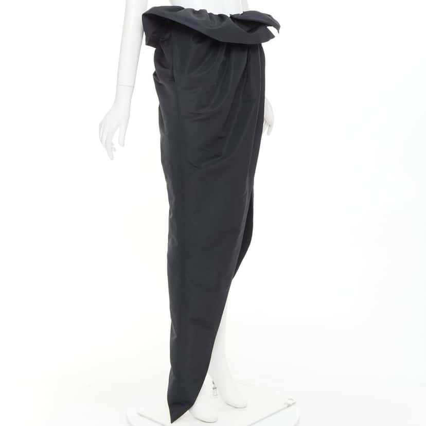 Alexandre Vauthier Skirt Black Silk Very good condition - Inside View