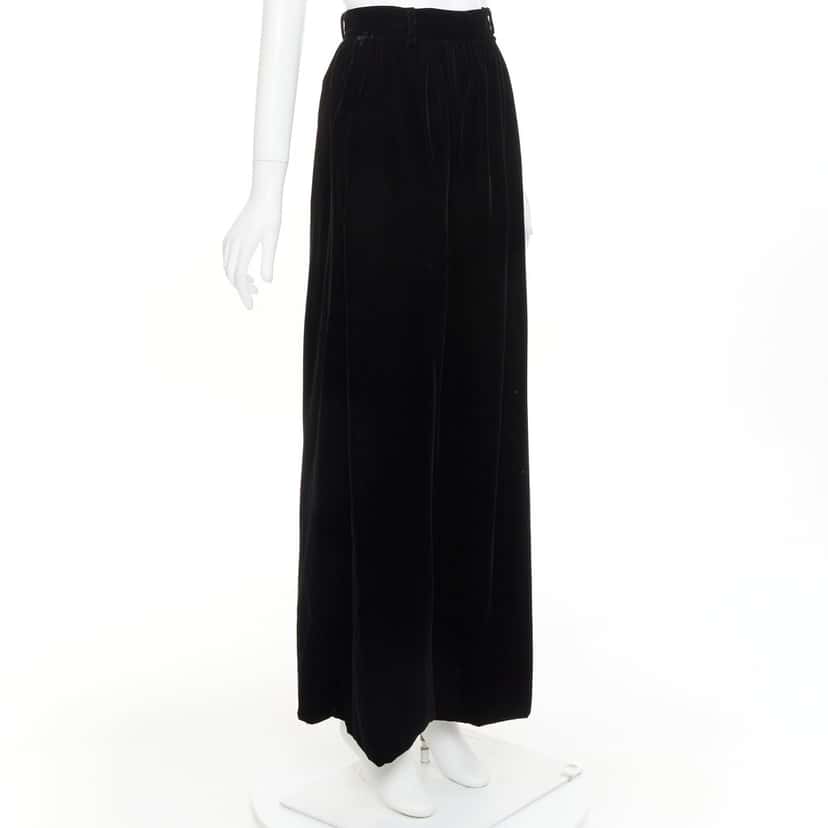 Alexandre Vauthier Skirt Black Velvet Very good condition - Inside View