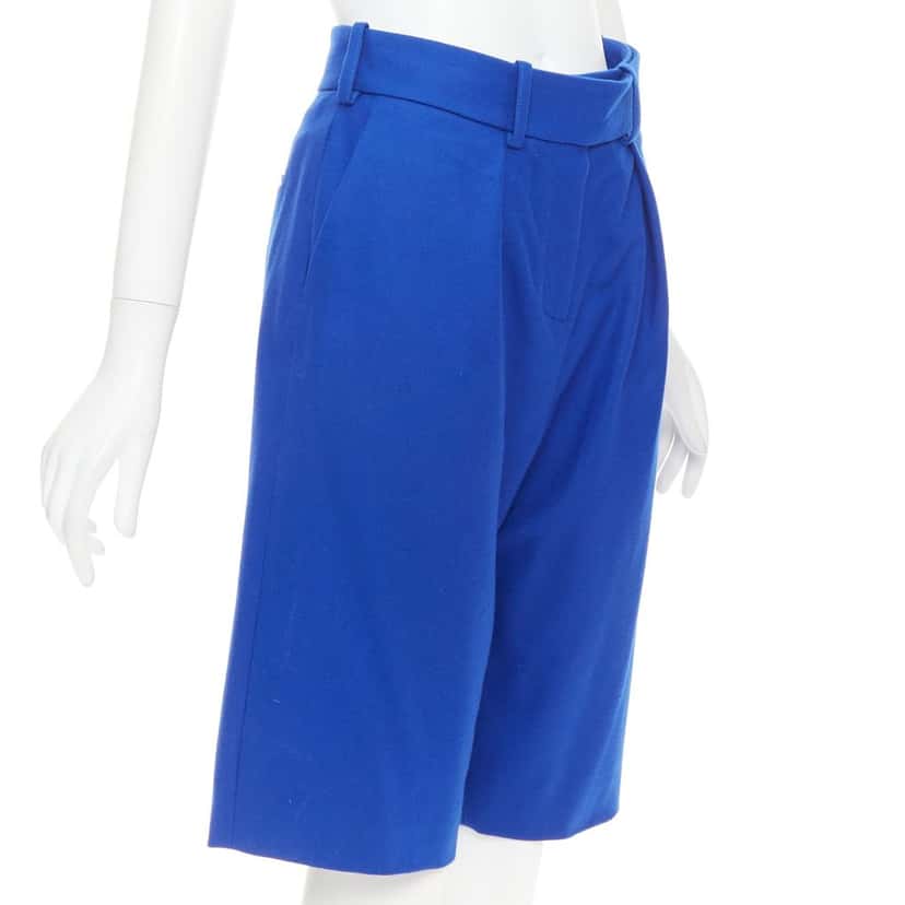 Alexandre Vauthier Shorts Blue Wool Very good condition - Inside View