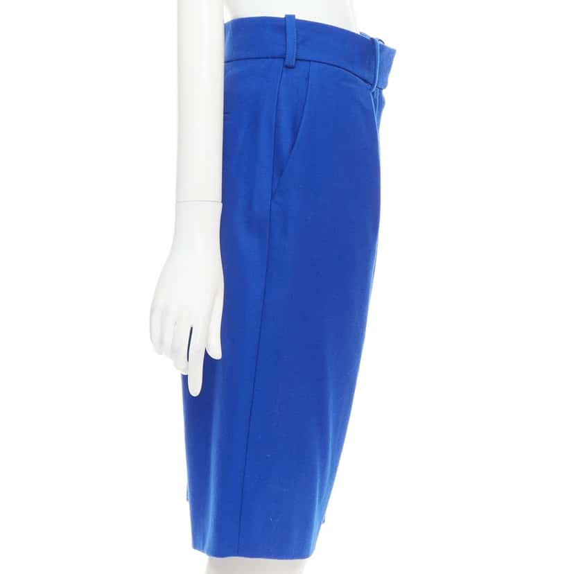 Alexandre Vauthier Shorts Blue Wool Very good condition - Model View