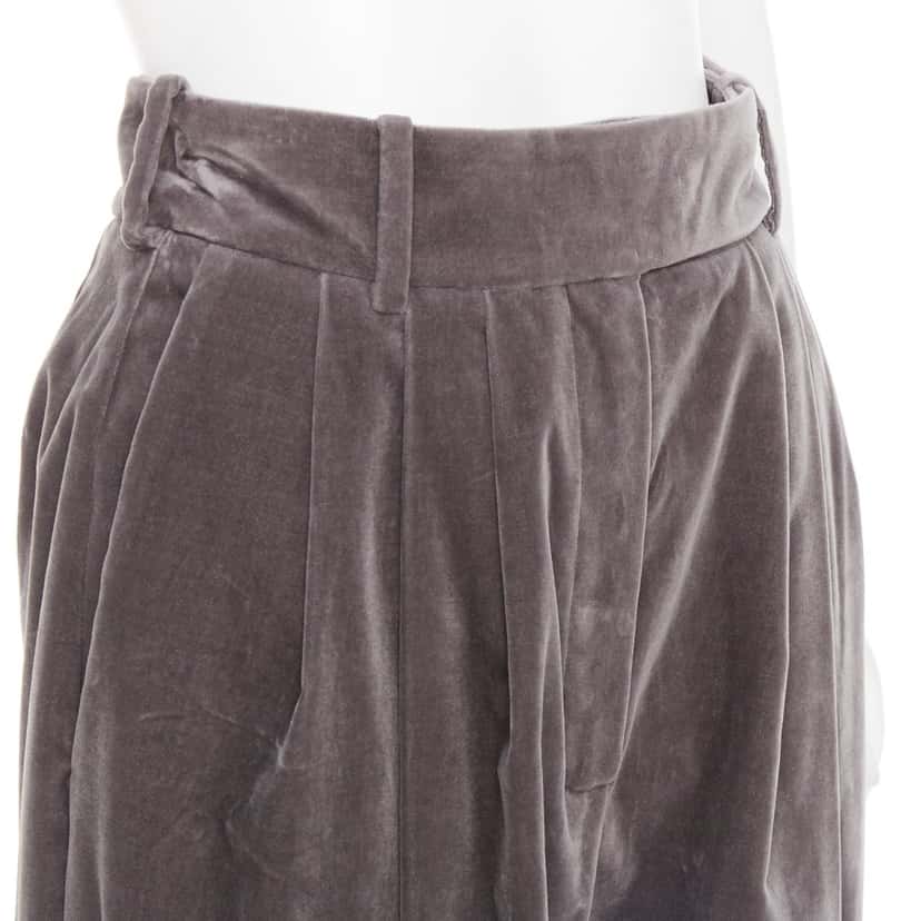 Alexandre Vauthier Product Grey Velvet Very good condition - Back View