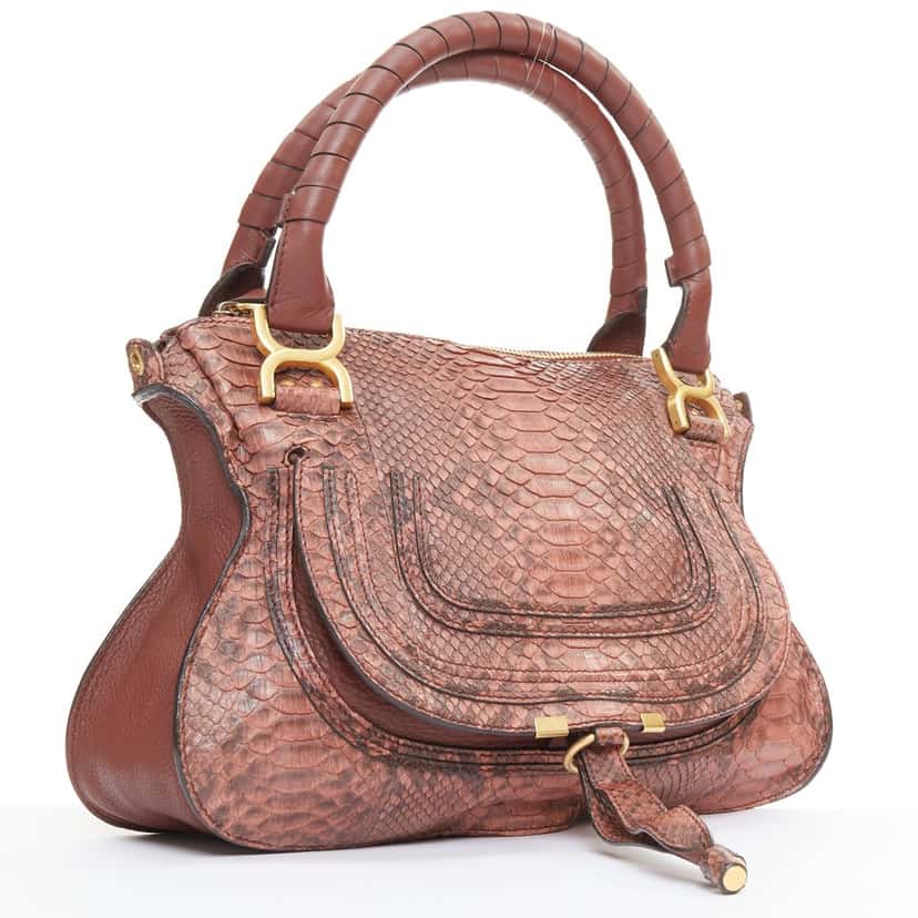 Chloe Marcie Medium Brown Leather Good condition - Inside View
