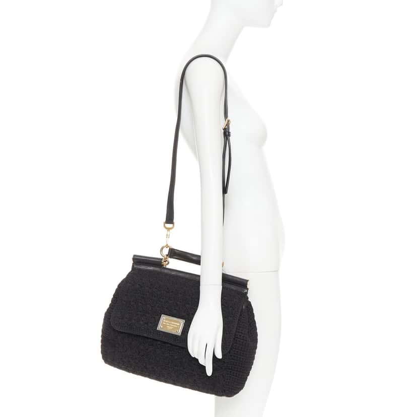 Dolce Gabbana Sicily Black Good condition - Back View