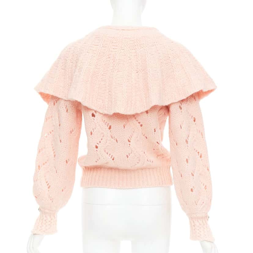 Chanel Top Pink Wool Very good condition - Box View
