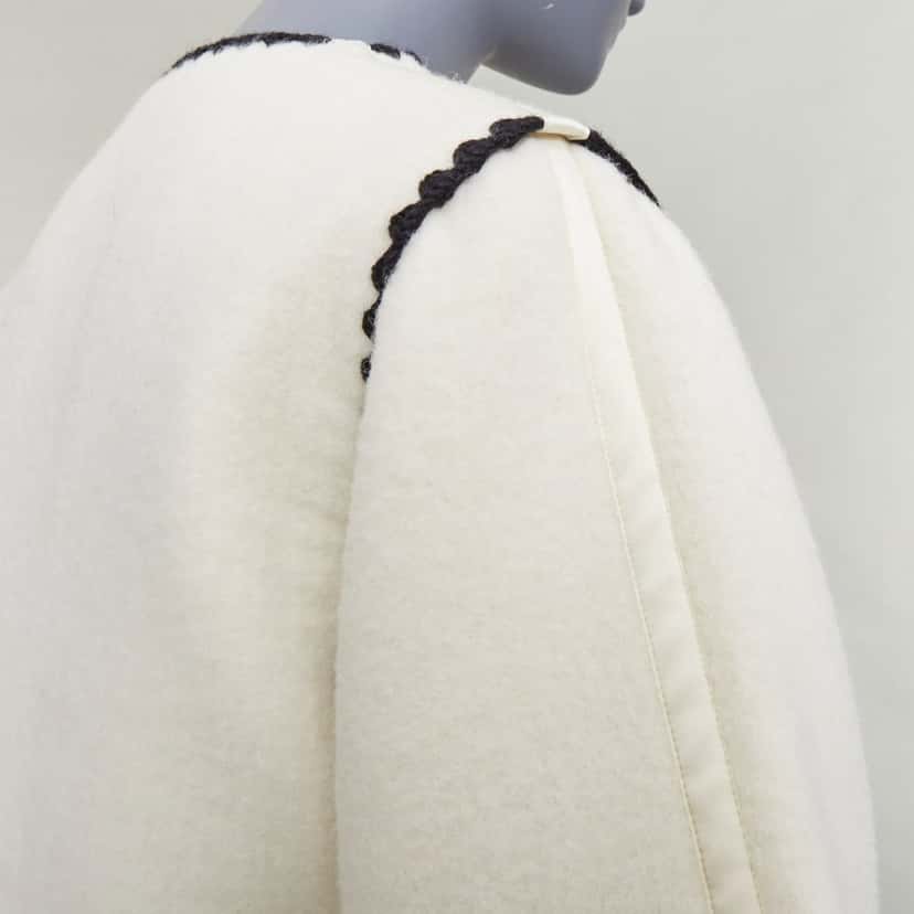 Jil Sander Coat Ecru Very good condition - Back View