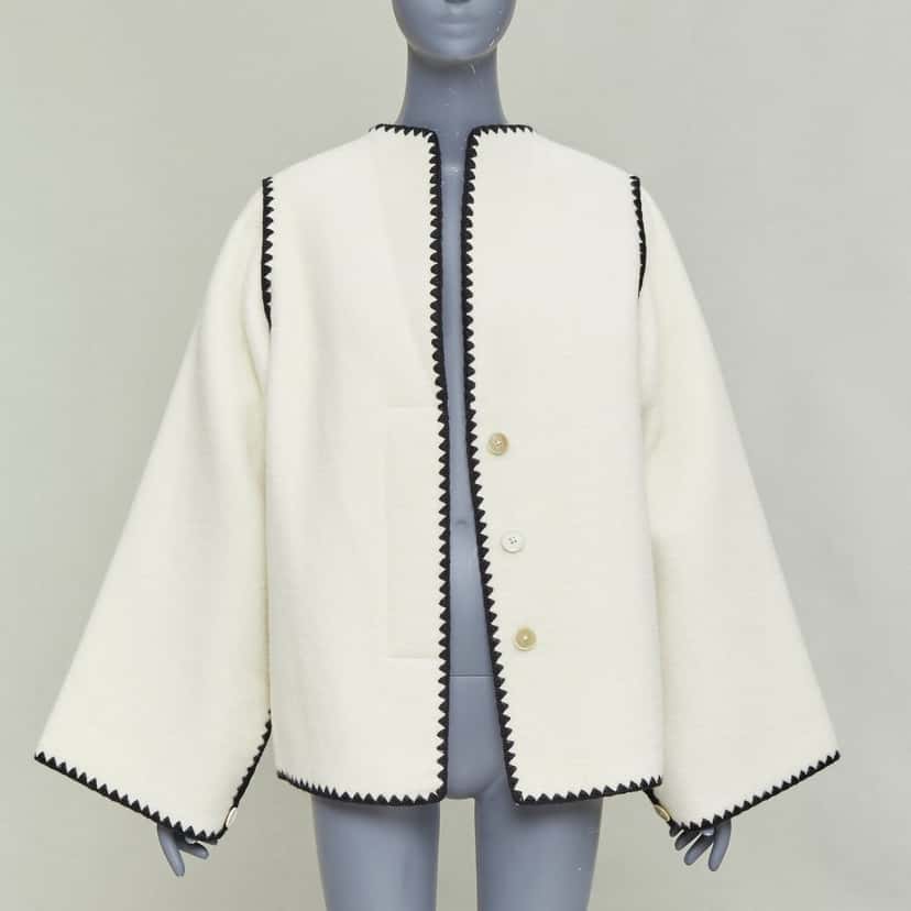 Jil Sander Coat Ecru Very good condition - Inside View