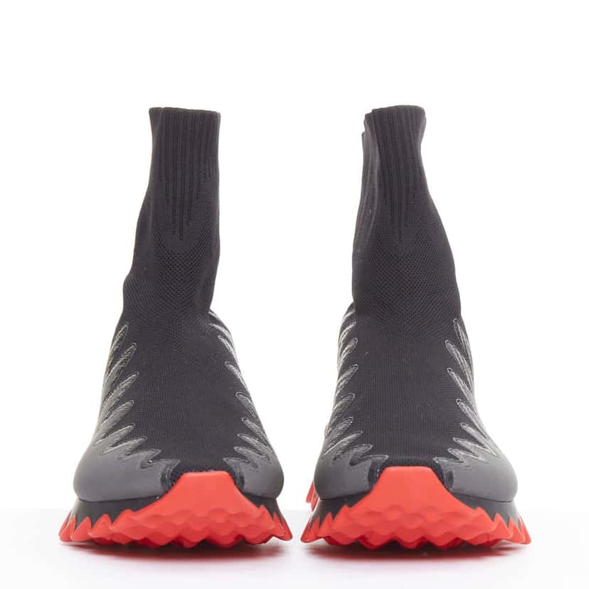 Christian Louboutin Sharky Sock Flat Maille sneaker Black Never worn - Inside View