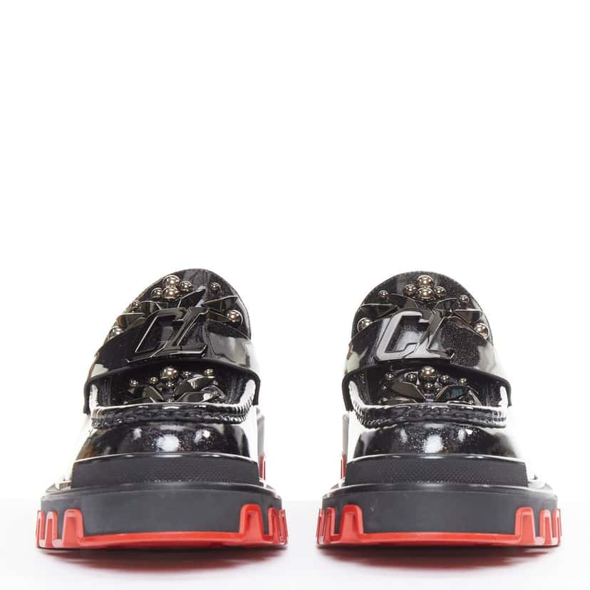 Christian Louboutin Lace up Black Leather Very good condition - Inside View