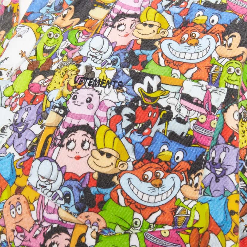 Vetements Top MultiColor Cotton Very good condition - Back View