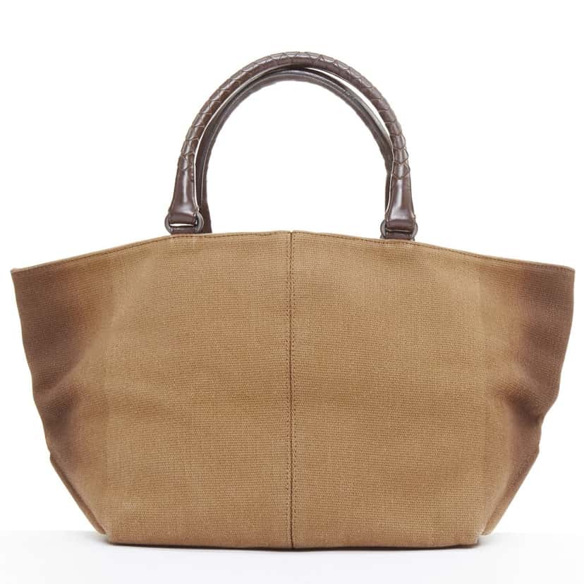 Bottega Veneta Handbag Brown Leather Good condition - Front View