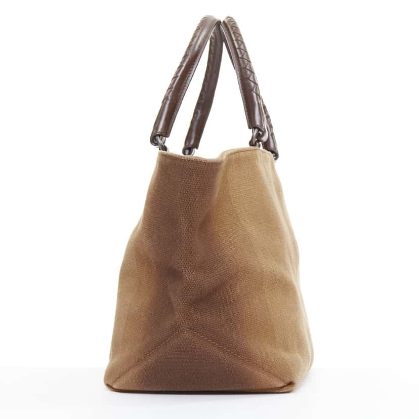 Bottega Veneta Handbag Brown Leather Good condition - Model View