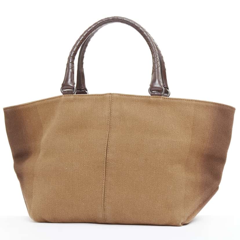 Bottega Veneta Handbag Brown Leather Good condition - Box View